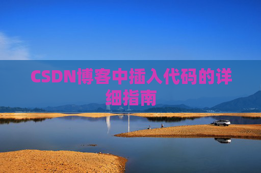 CSDN博客中插入代码的详细指南